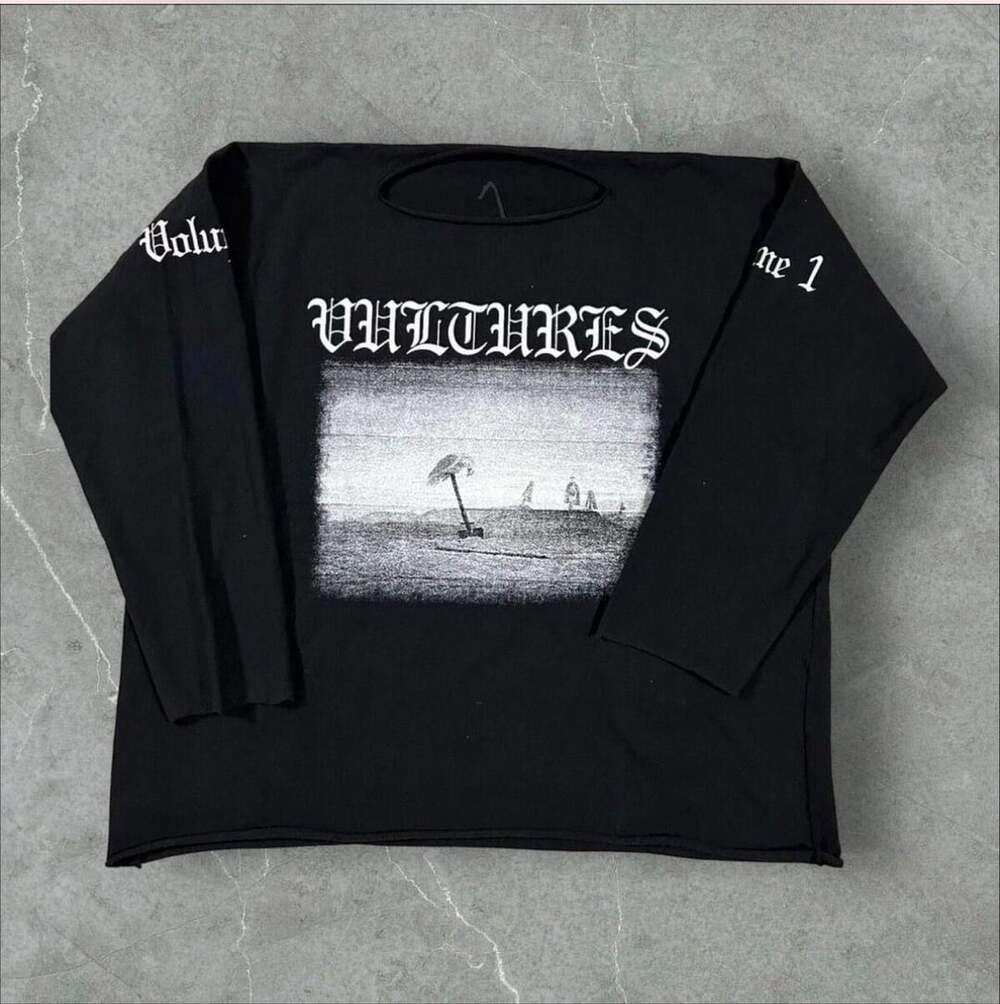 Yeezy Vultures Volume 1 Long Sleeve T-Shirt Black